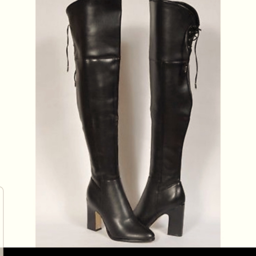 NWOT Marc Fisher "Neela2" Thigh High Leather Boots